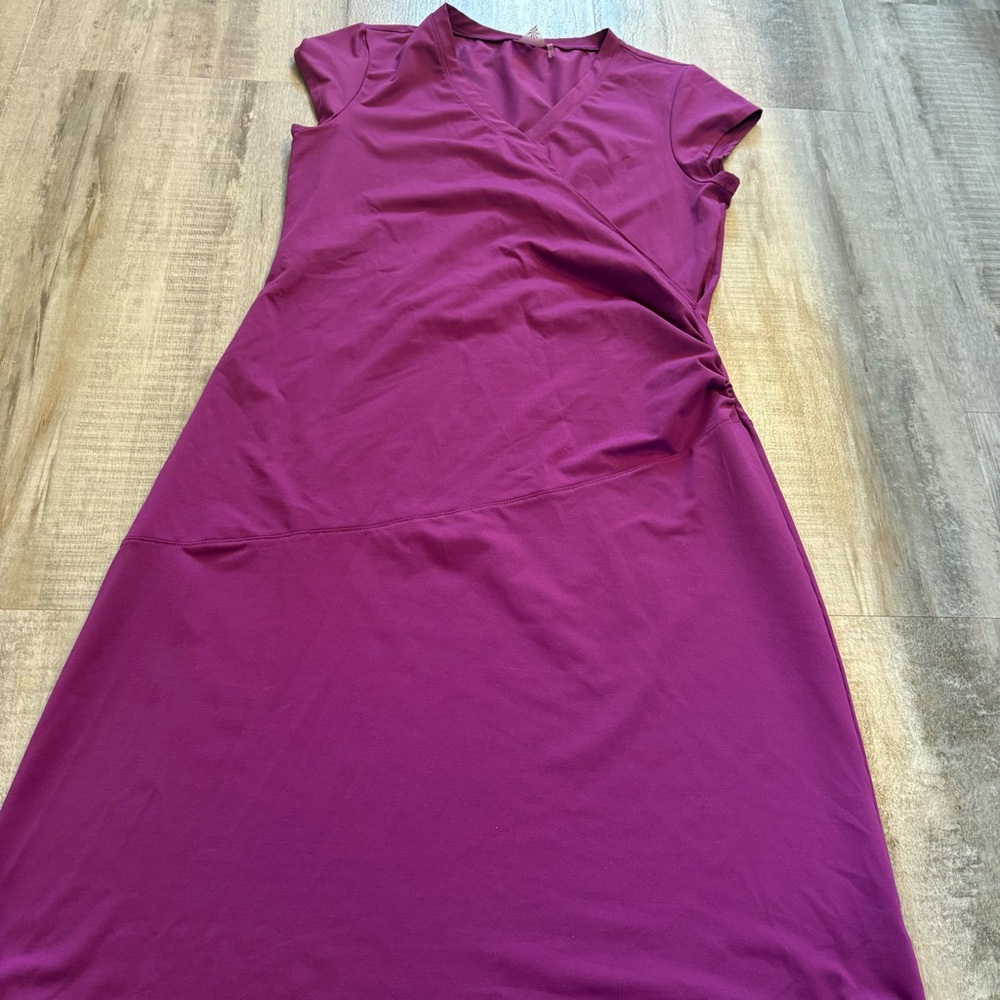 Athleta "Nectar" Purple Athleisure Dress Size Large